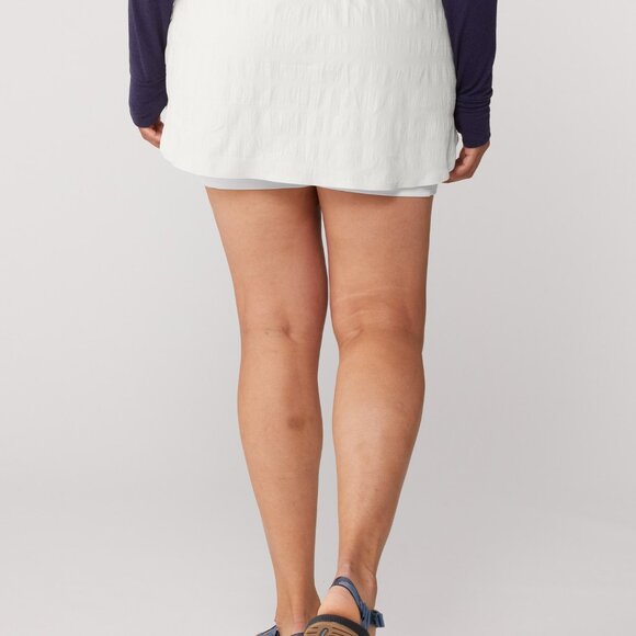 ATHLETA TREKKIE SKORT WHITE - Picture 5 of 5
